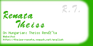 renata theiss business card